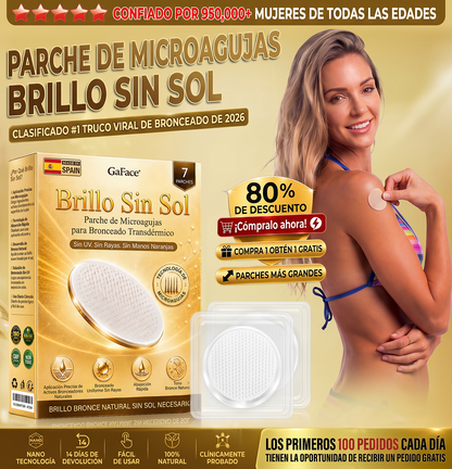 🌞🍫Gaface®| Consigue un bronceado natural y radiante sin sol con nuestra tecnología transdérmica.