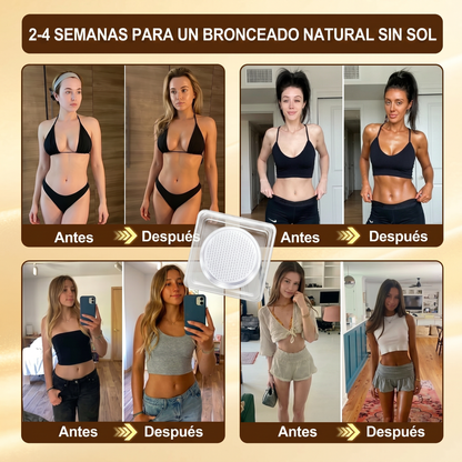 🌞🍫Gaface®| Consigue un bronceado natural y radiante sin sol con nuestra tecnología transdérmica.