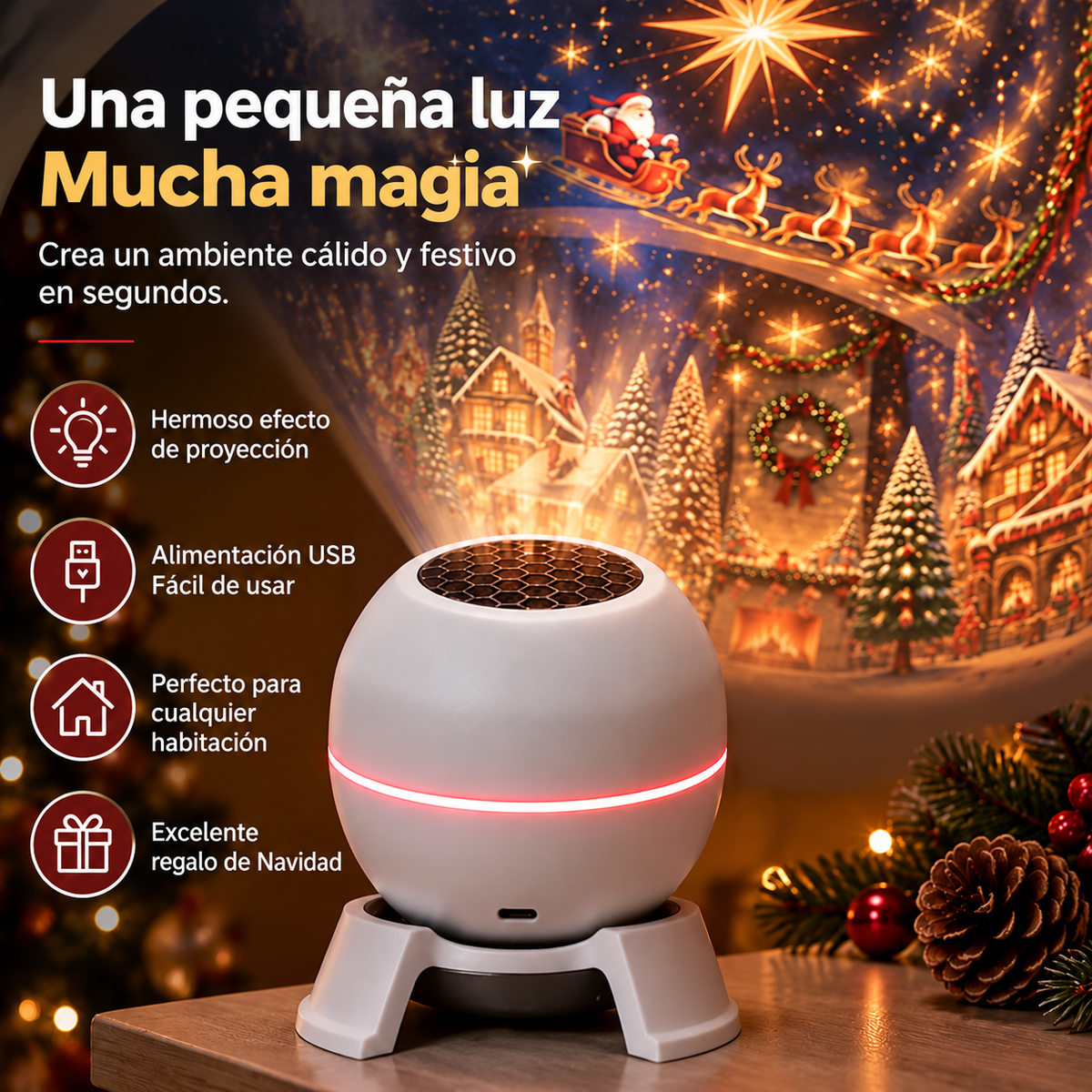 Tienda Oficial | 🌈👒 SCNDR® Proyector Holográfico Navideño 5D HD – Edición Especial de Navidad 🎁🔥 ¡DESCUENTOS BRUTALES!